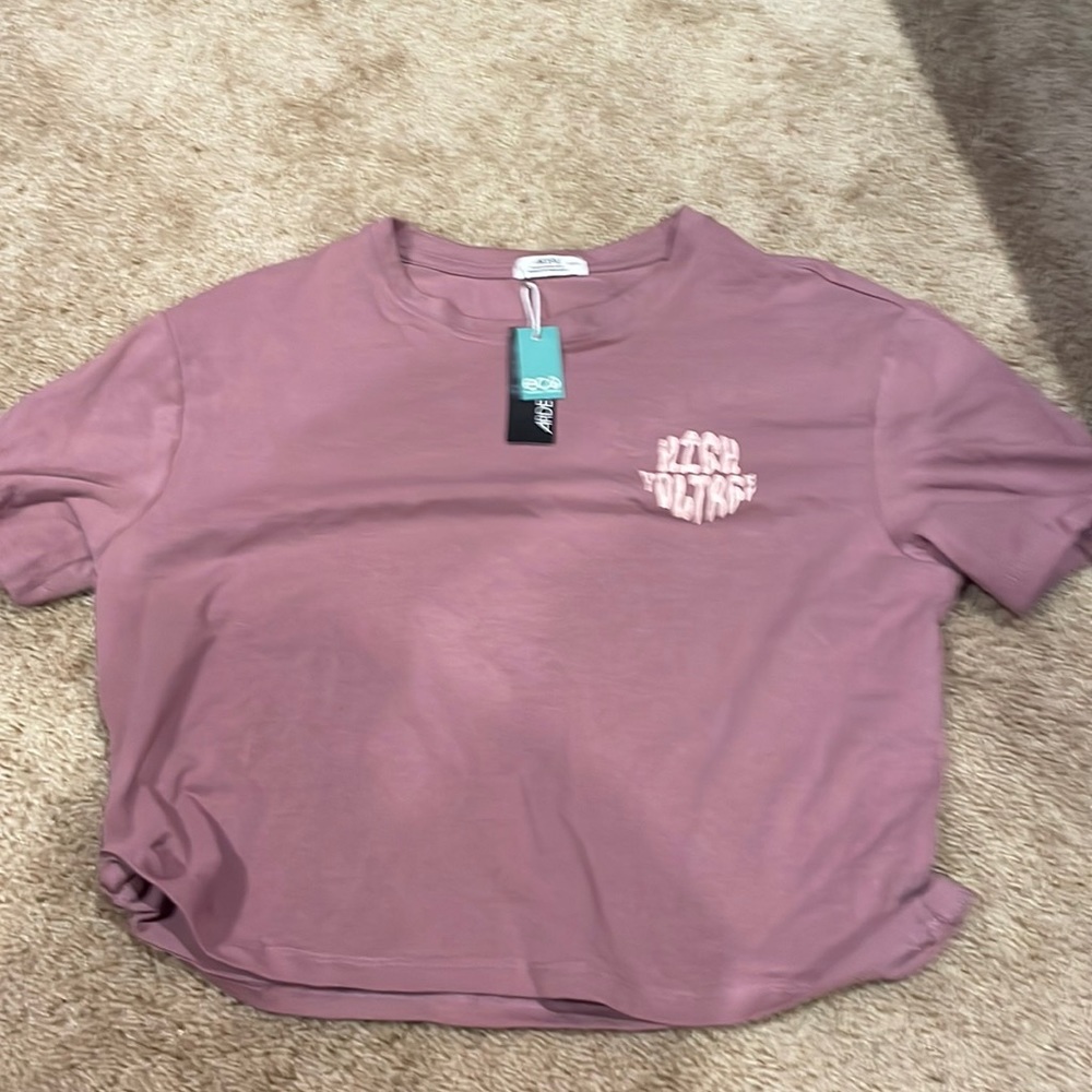A pinky purple crop top from Ardene